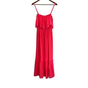 Lilly Pulitzer Adia Maxi Dress In Love Potion Pink Size M